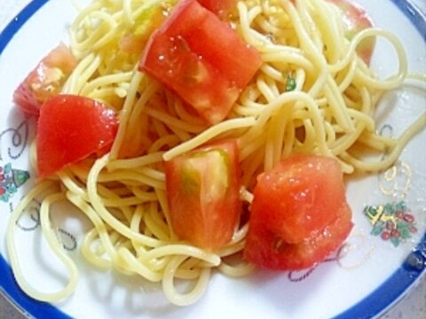 超簡単☆トマト冷製スパゲッティ